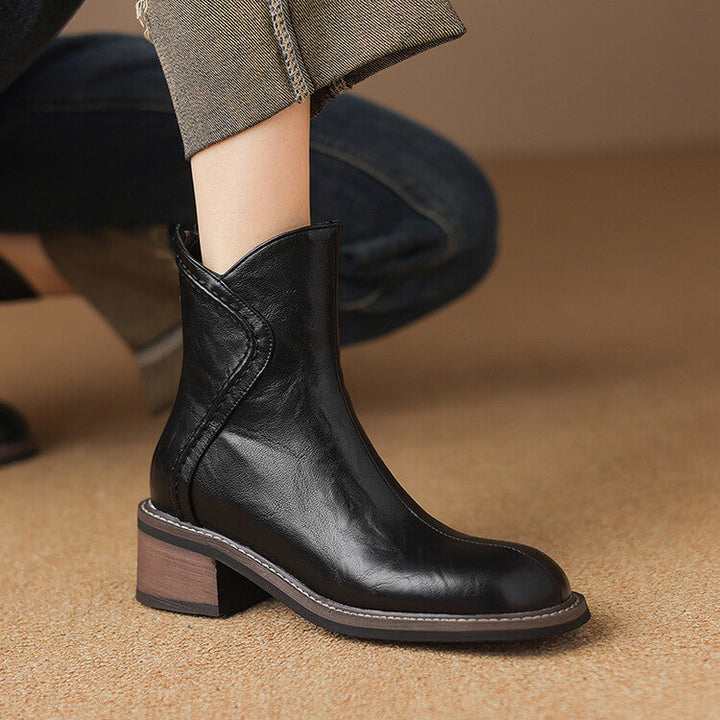Lynette | Leather Boots