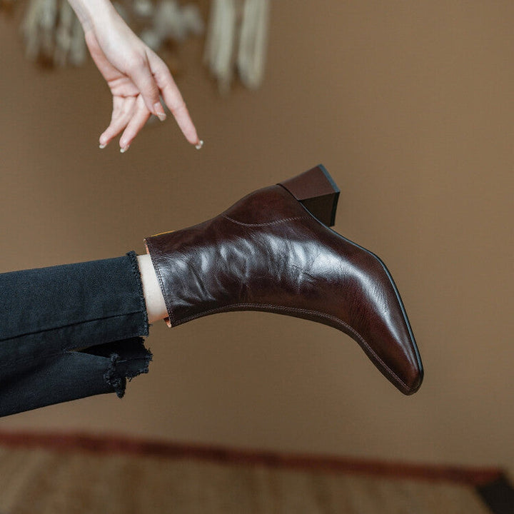 Glenda | Leather Boots