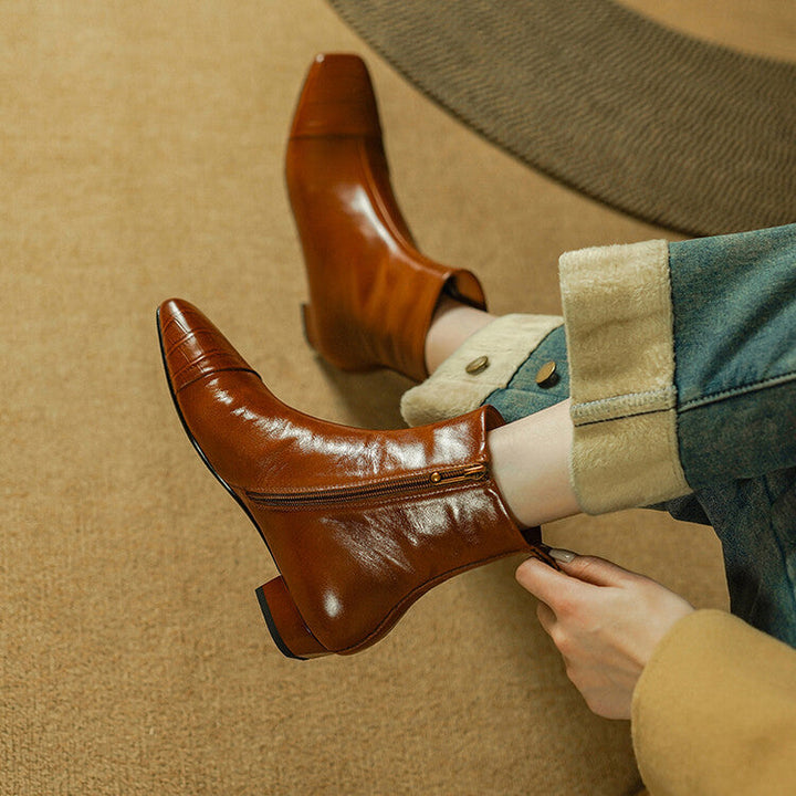 Christine | Leather Boots