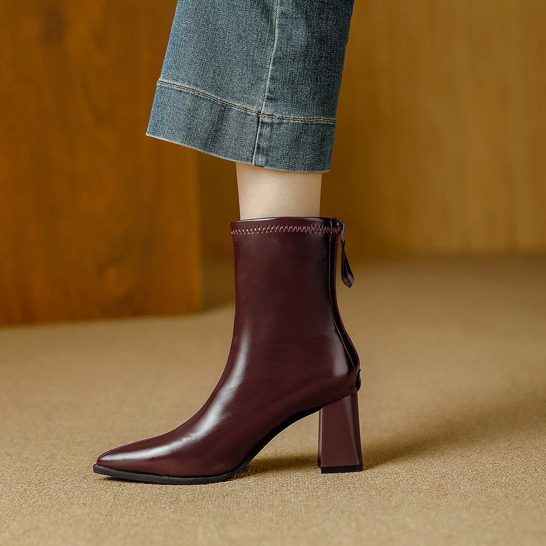 Pamela | Leather Boots