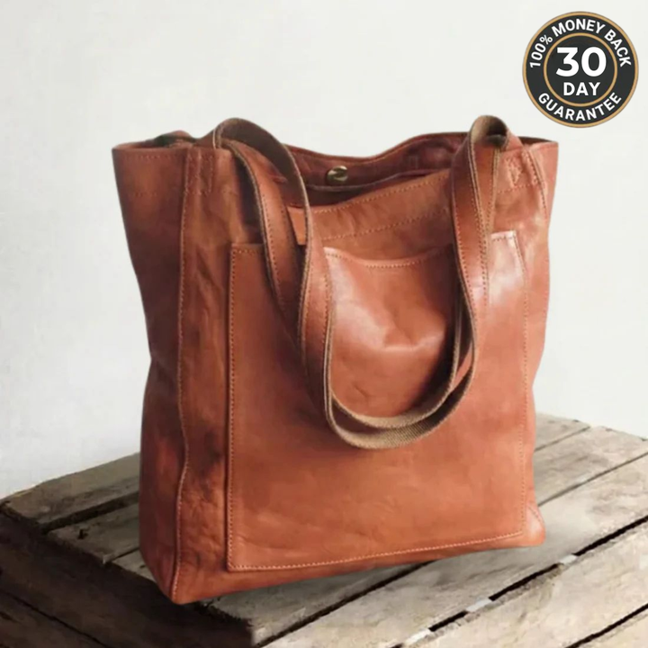 Classic Leather Tote Bag