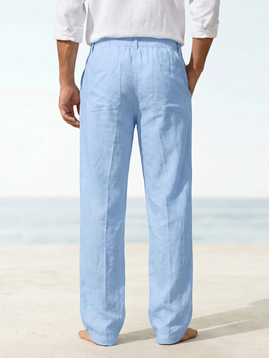 Pleated Linen Trousers