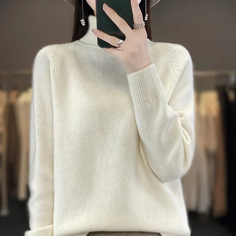 Alice | Pull en cachemire col montant (kopie)