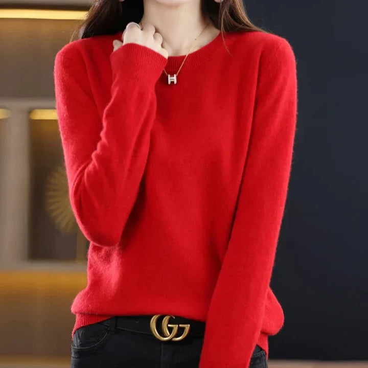 Marie | Pull cachemire col rond fin (kopie)