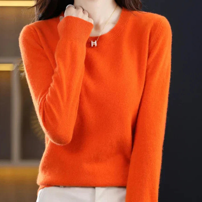 Marie | Pull cachemire col rond fin (kopie)