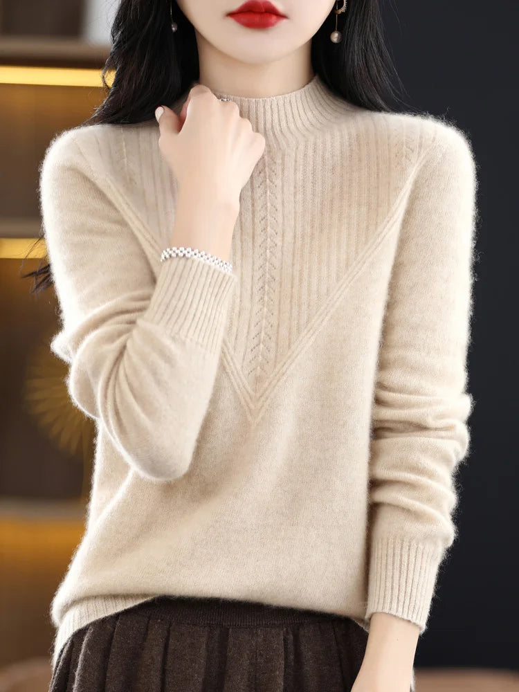 Ribbed Cashmere Crew-Neck Jumper