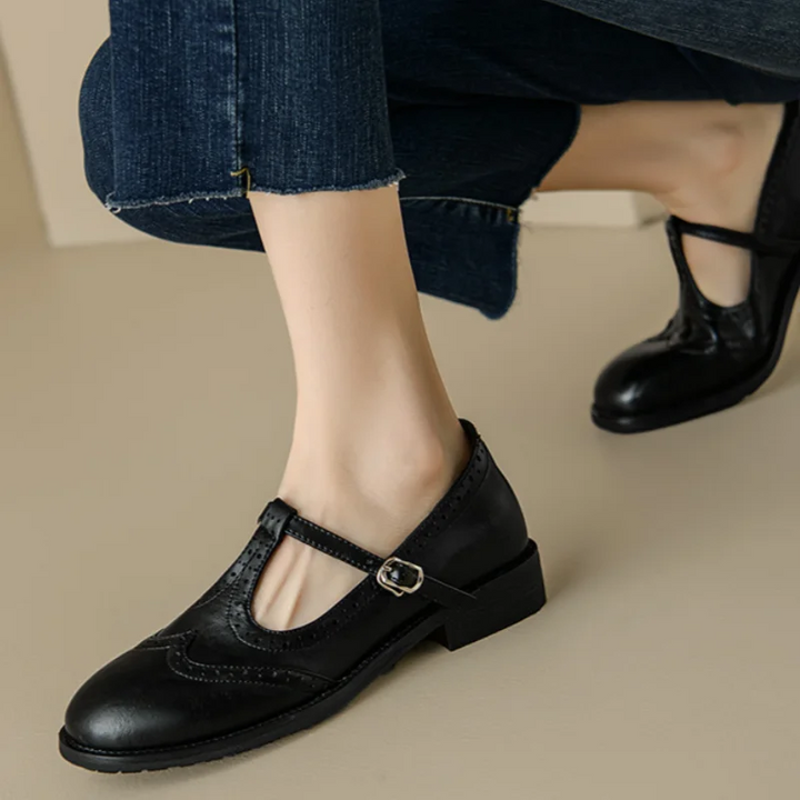 Polished T-Strap Mary Janes