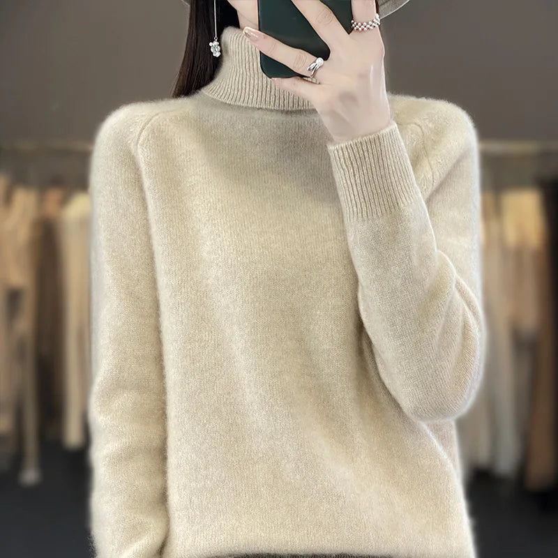 Alice | Pull en cachemire col montant (kopie)
