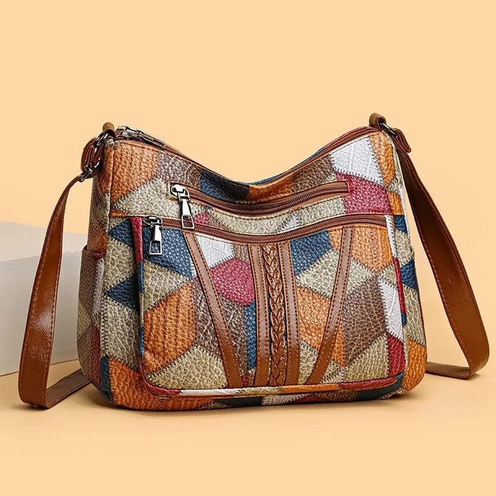 Patchwork Leather Crossbody Bag