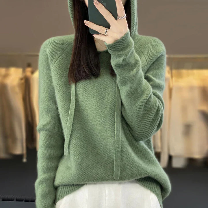 Tina  | Pull en cachemire à capuche (kopie)