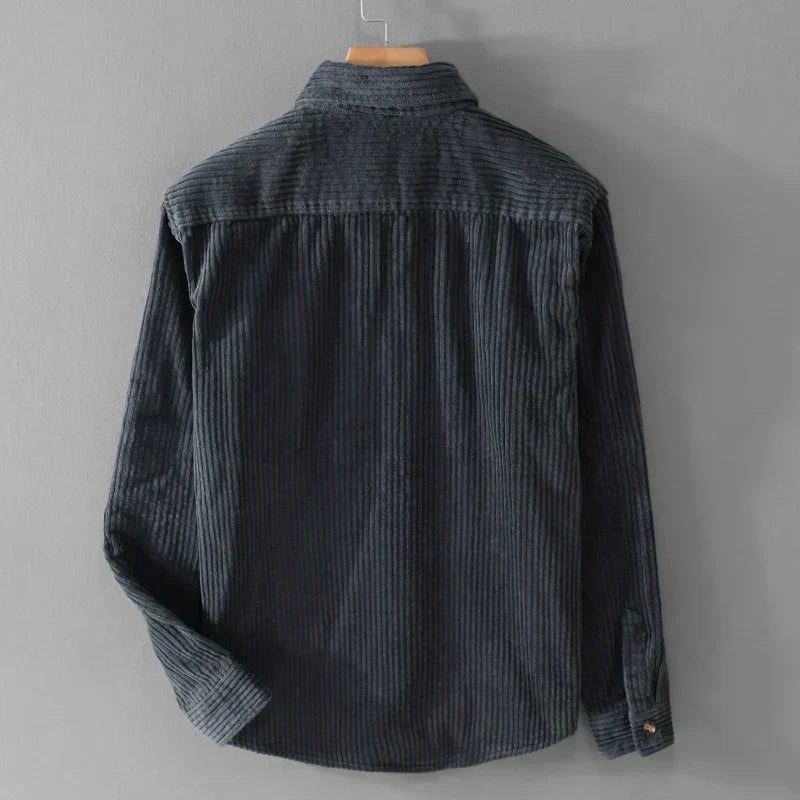 Long-Sleeve Corduroy Shirt