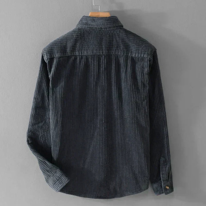 Long-Sleeve Corduroy Shirt