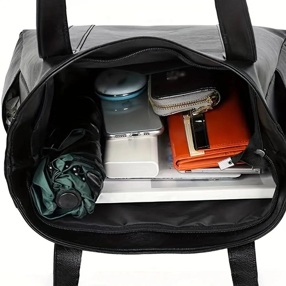Sturdy Leather Tote Bag