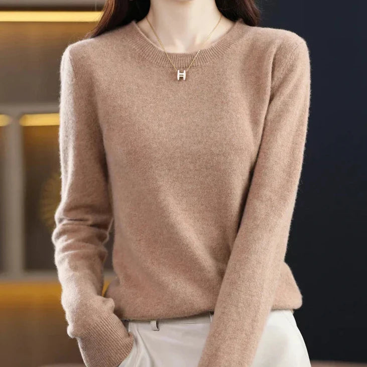 Marie | Pull cachemire col rond fin (kopie)