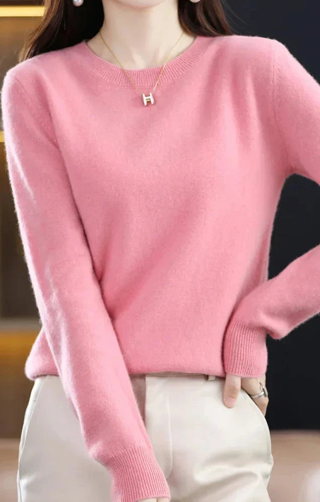 Marie | Pull cachemire col rond fin (kopie)