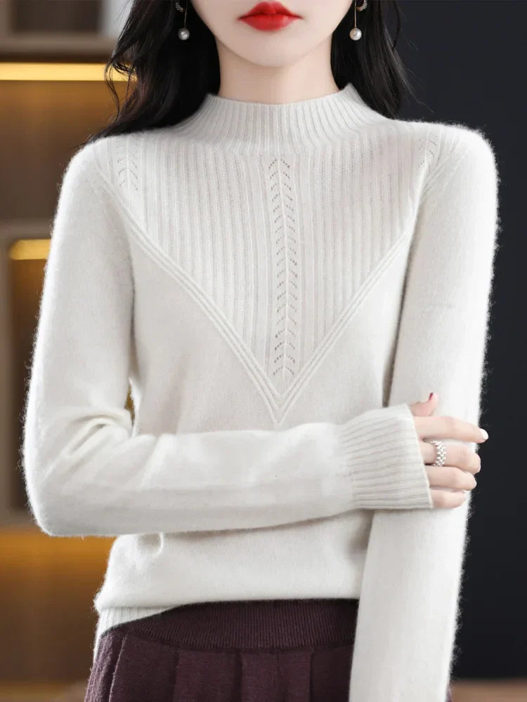 Ribbed Cashmere Crew-Neck Jumper