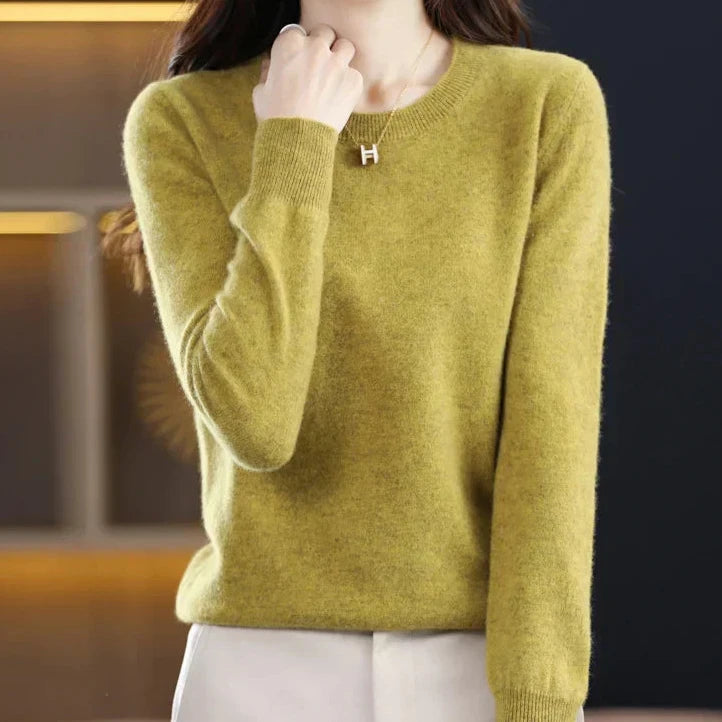 Marie | Pull cachemire col rond fin (kopie)
