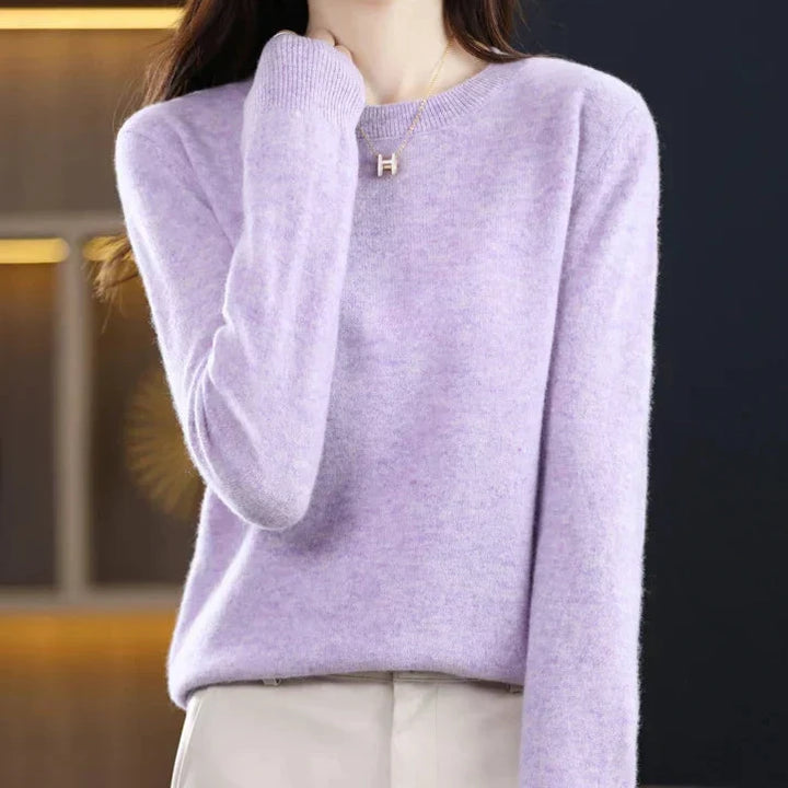 Marie | Pull cachemire col rond fin (kopie)