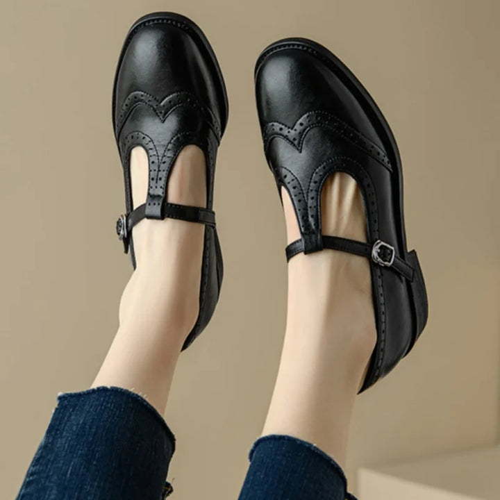 Polished T-Strap Mary Janes