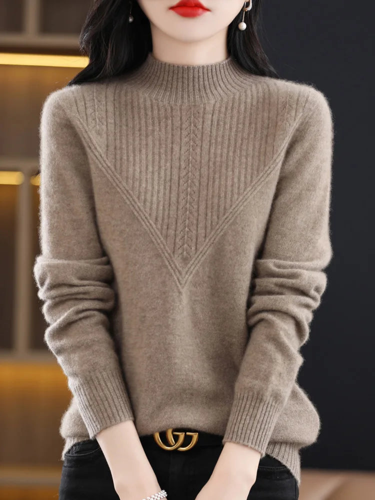 Ribbed Cashmere Crew-Neck Jumper