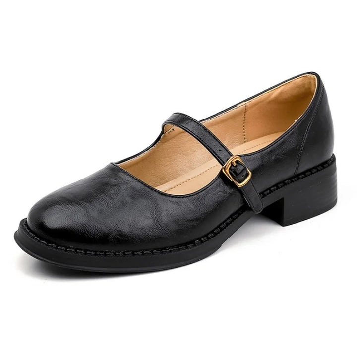 Soft Leather Mary Janes