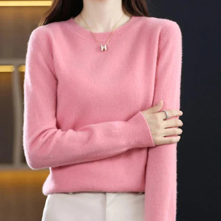 Marie | Pull cachemire col rond fin (kopie)