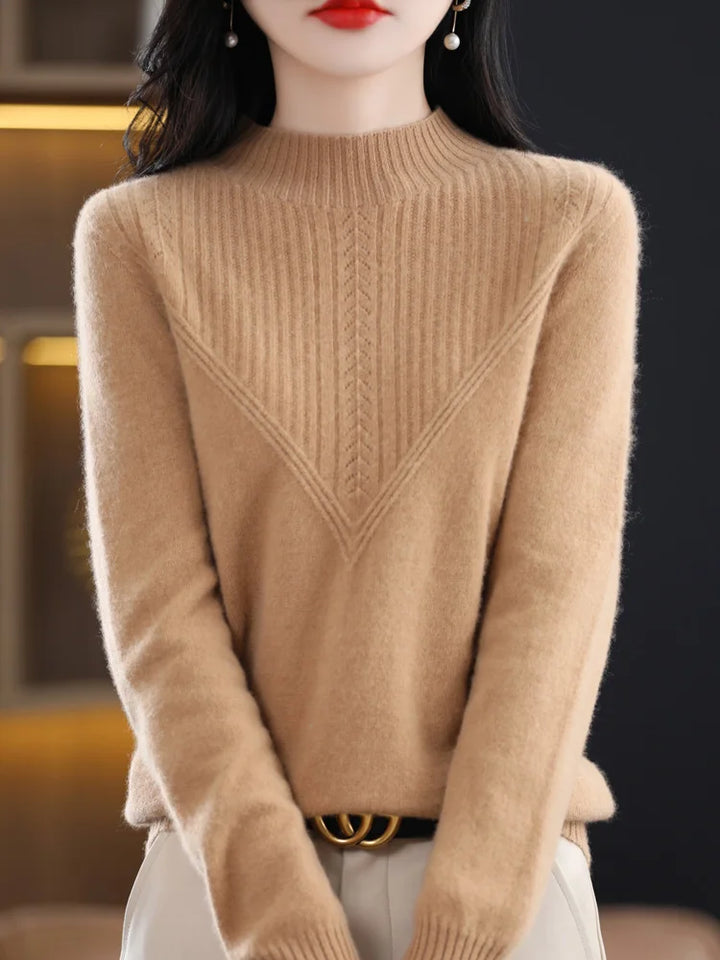 Ribbed Cashmere Crew-Neck Jumper