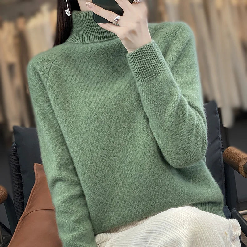Alice | Pull en cachemire col montant (kopie)