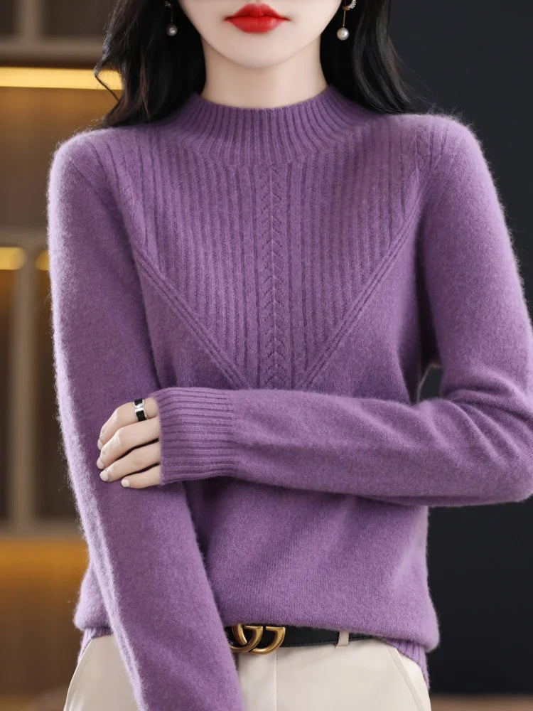 Ribbed Cashmere Crew-Neck Jumper