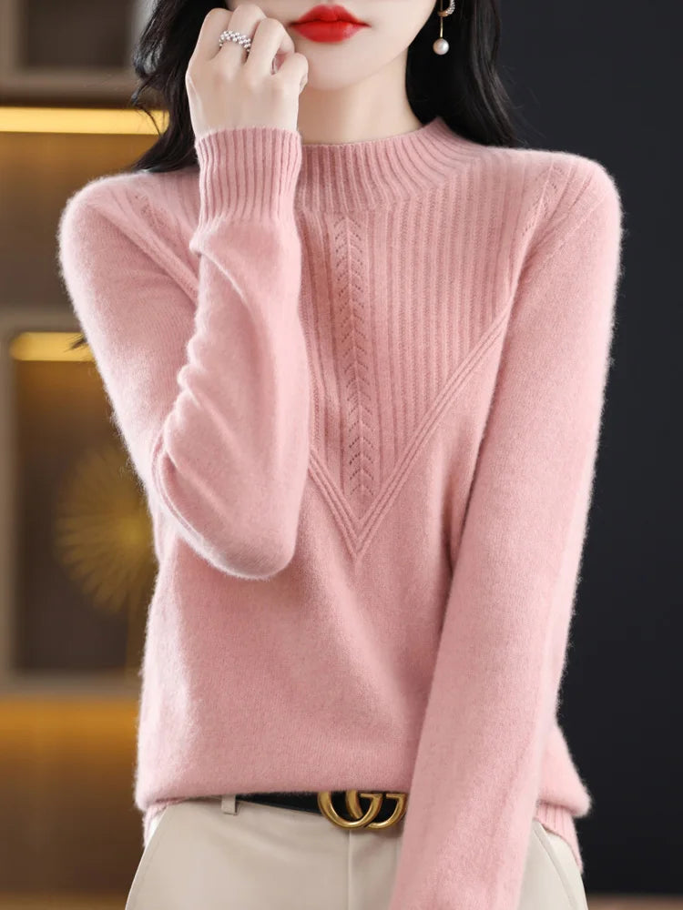 Ribbed Cashmere Crew-Neck Jumper