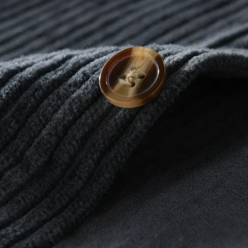 Long-Sleeve Corduroy Shirt