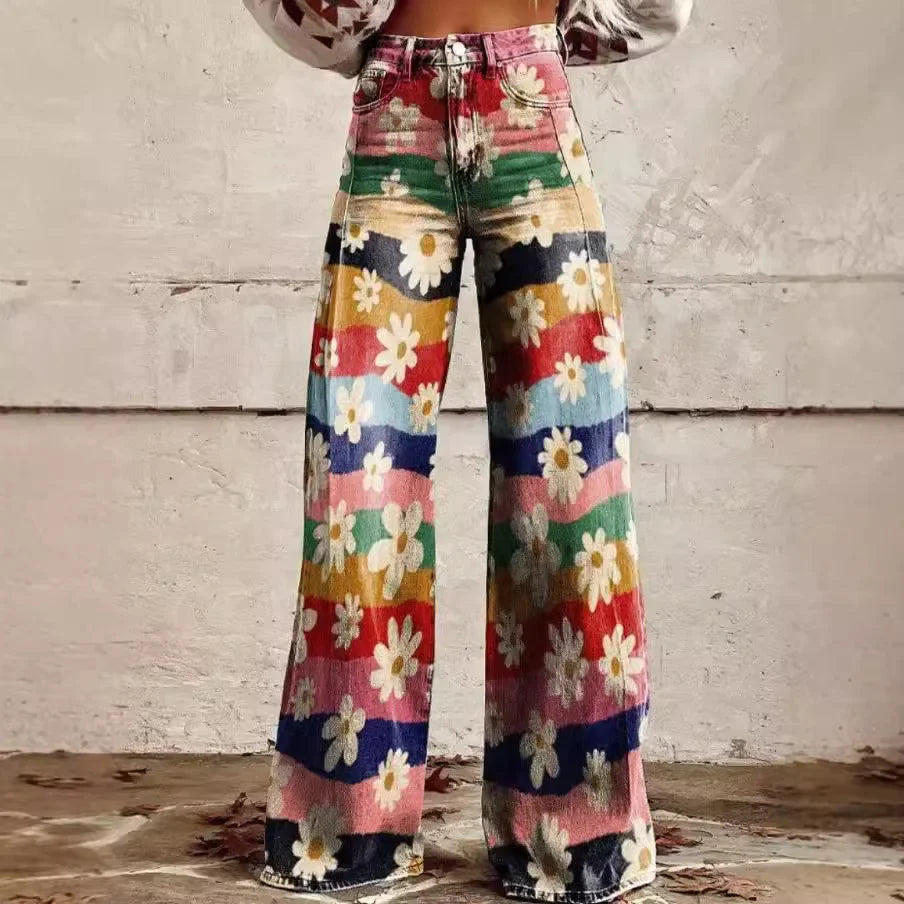 Frankie | Daisy-Stripe Jeans