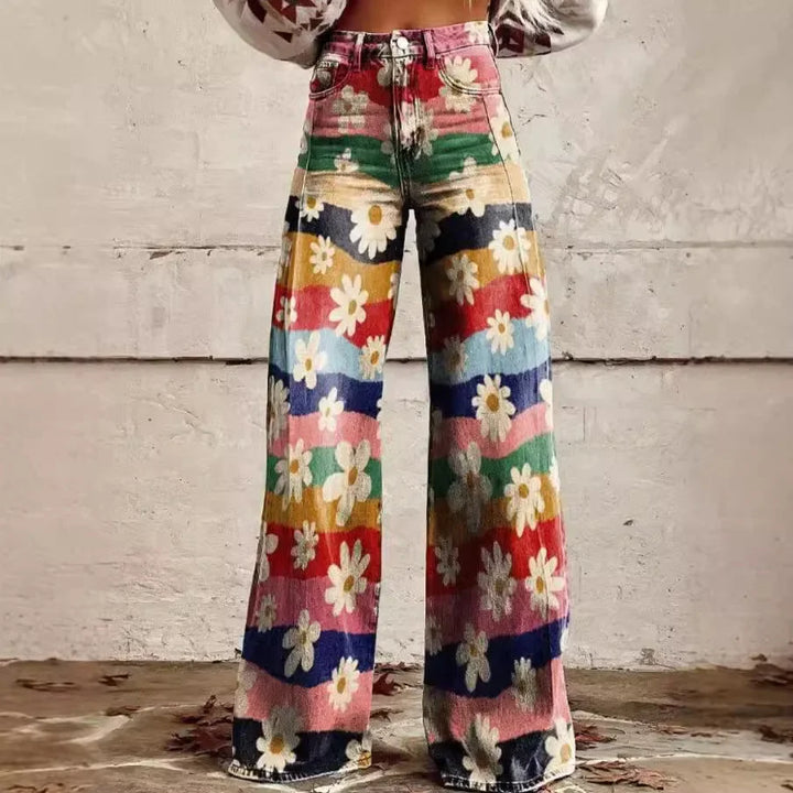 Frankie | Daisy-Stripe Jeans