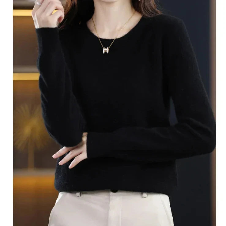 Marie | Pull cachemire col rond fin (kopie)