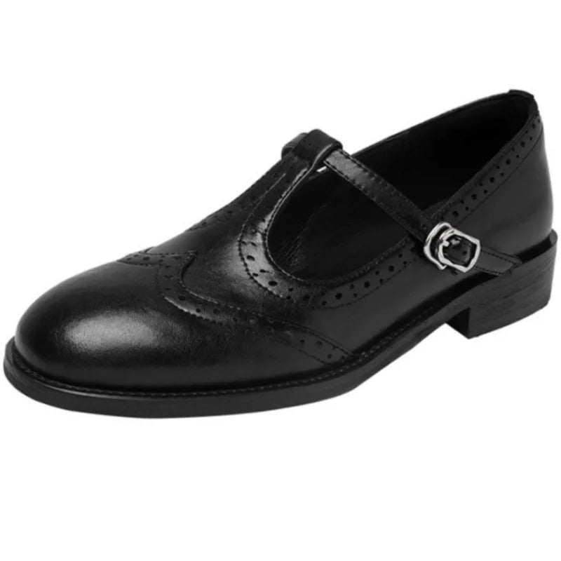 Polished T-Strap Mary Janes