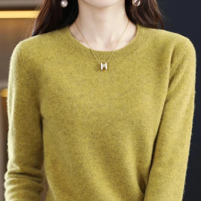 Marie | Pull cachemire col rond fin (kopie)