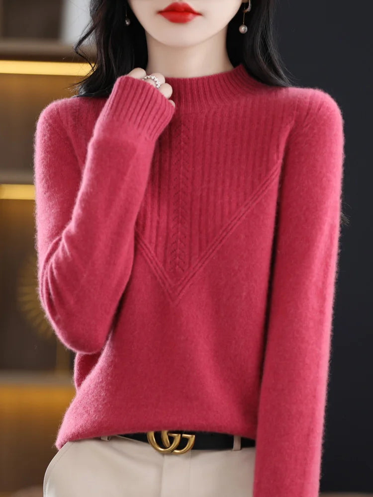 Ribbed Cashmere Crew-Neck Jumper