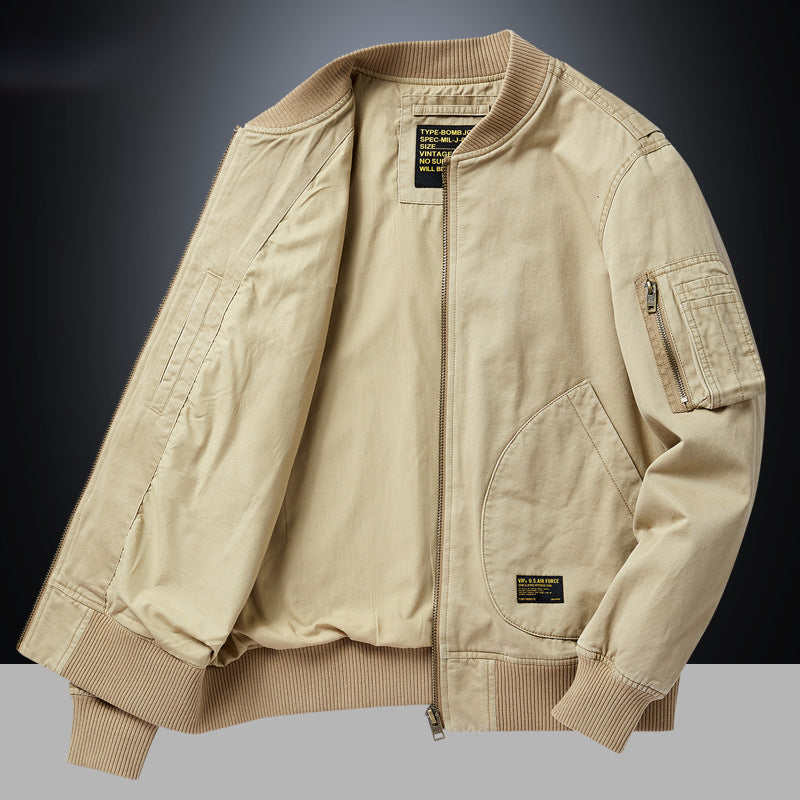 Ribbed Bomber Jacket
