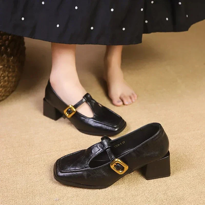 French-Inspired Mary Janes