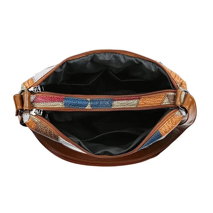 Patchwork Leather Crossbody Bag