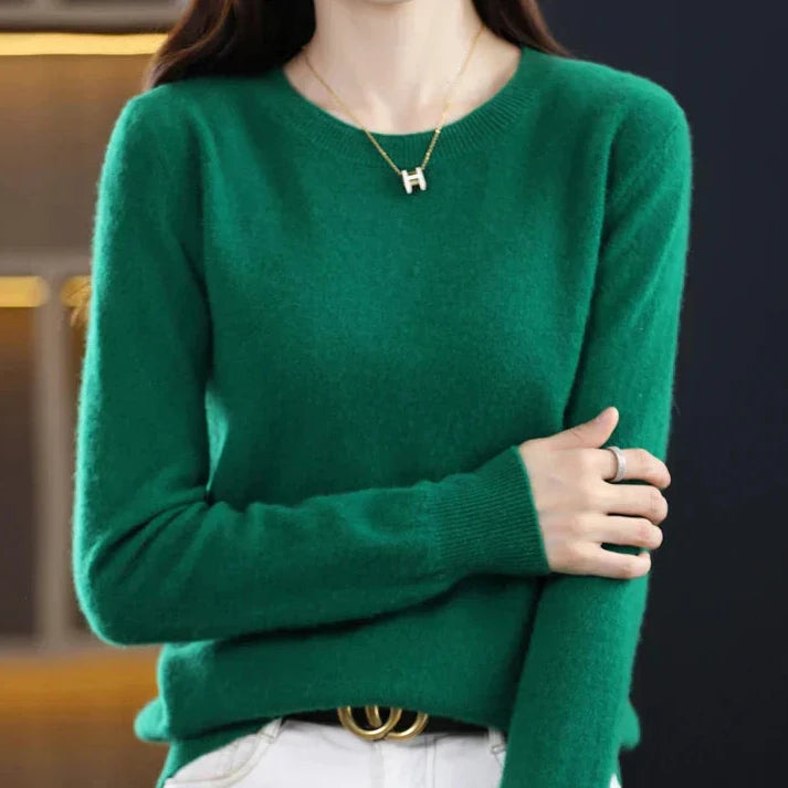 Marie | Pull cachemire col rond fin (kopie)