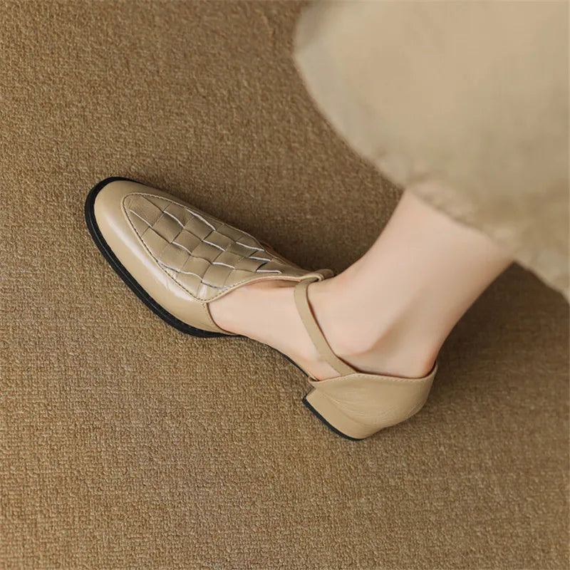 Vintage Strap Heels