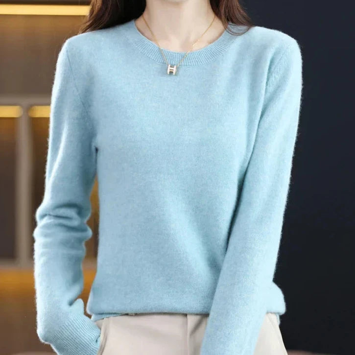 Marie | Pull cachemire col rond fin (kopie)