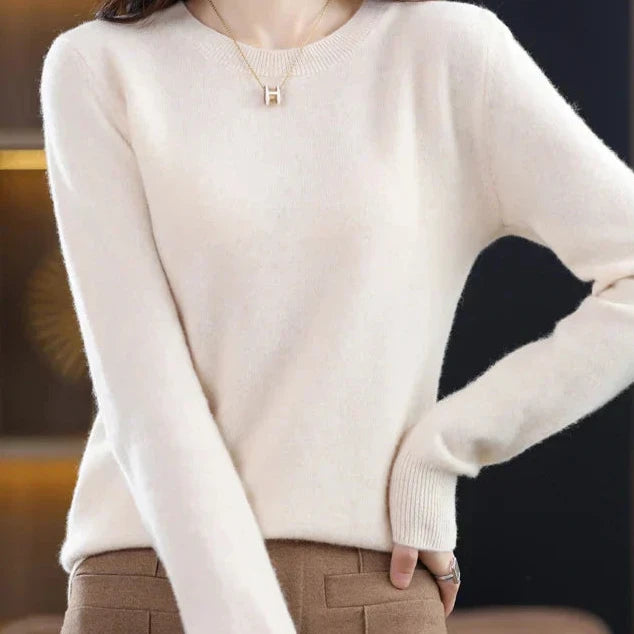 Marie | Pull cachemire col rond fin (kopie)