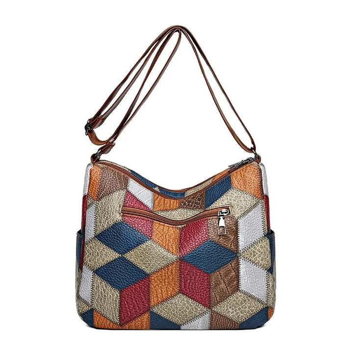 Patchwork Leather Crossbody Bag
