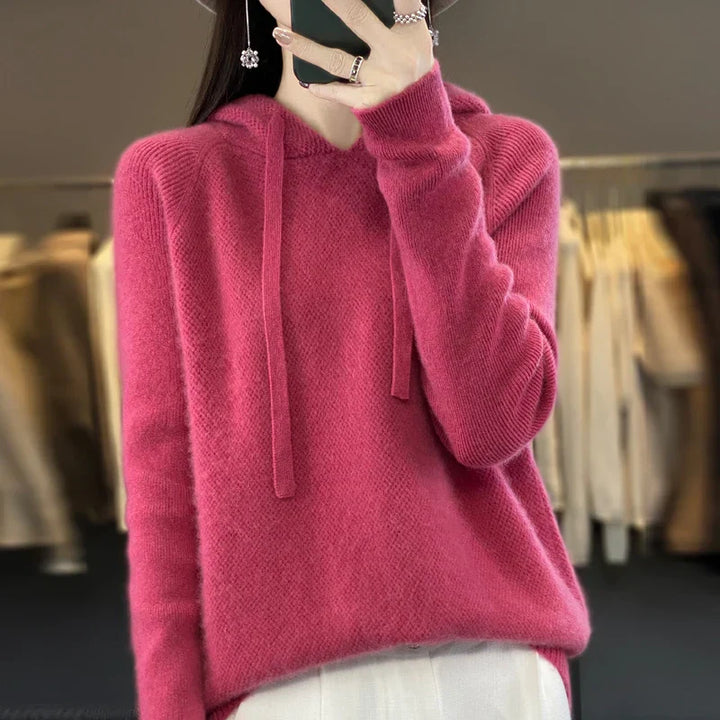 Tina  | Pull en cachemire à capuche (kopie)