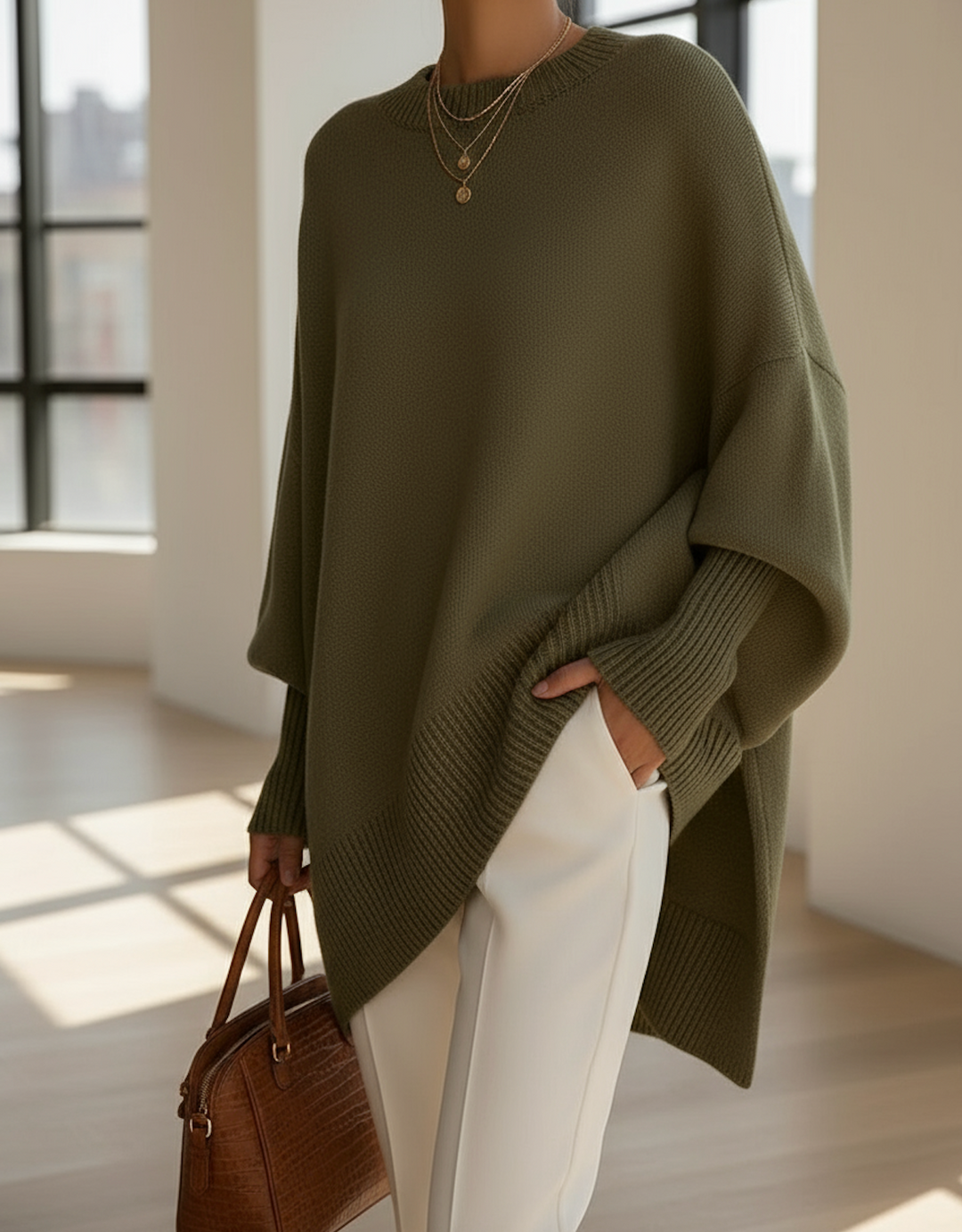 Relaxed Cashmere Crew-Neck Jumper