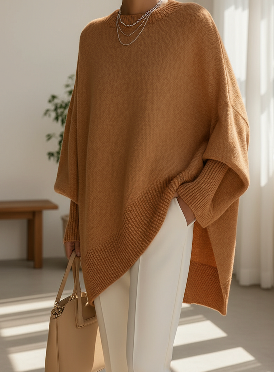 Relaxed Cashmere Crew-Neck Jumper