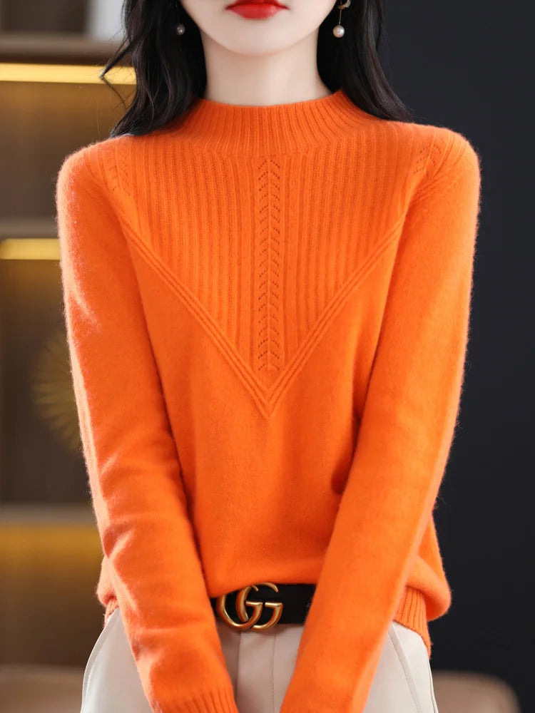 Ribbed Cashmere Crew-Neck Jumper