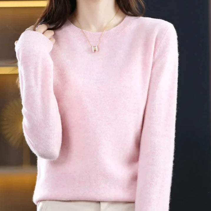 Marie | Pull cachemire col rond fin (kopie)